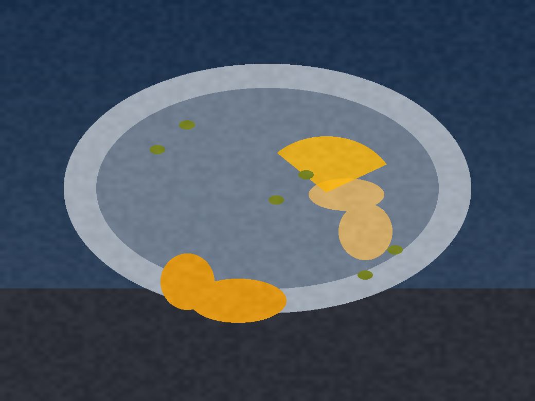 Cilantro Chickpeas Plate in a saucepan